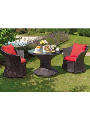 Ensemble Summer Africa table + 2 fauteuils