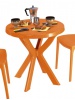 Table de jardin ZIP en résine Orange