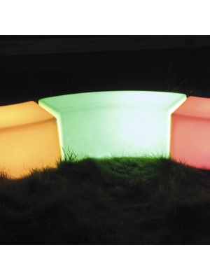 Banc de jardin Serpentin lumineux