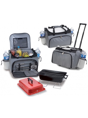 Barbecue transportable au charbon de bois