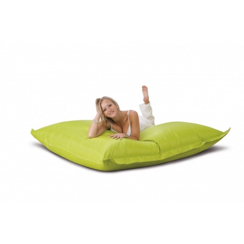 Pouf rectangulaire anis Lollipop