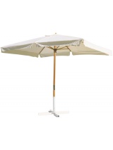 Parasol bois avec volants 3x2m