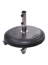 Pied de parasol à roulettes