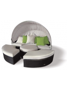 Ensemble cocoon demi-lune avec coussins
