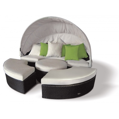 Ensemble cocoon demi-lune avec coussins