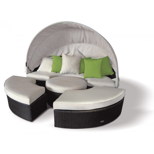 Ensemble cocoon demi-lune avec coussins