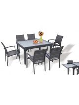 Salon de jardin Modulo Gris / Gris
