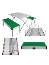 Table et banc pic-nic aluminium