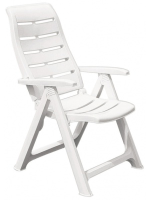 Fauteuil 5 positions YUMA blanc