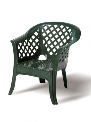 Fauteuil Lario résine vert