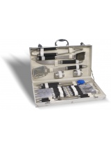 Mallette Barbecue 24 pièces inox