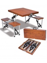 Table PIC-NIC avec plateau en bois
