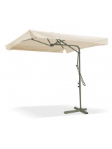 Parasol alu Etna carré beige 2.2m