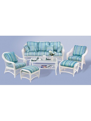 Ensemble salon Sampan blanc