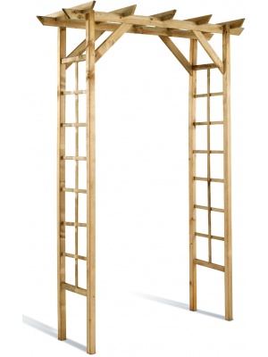 Pergola Passiflore double droite