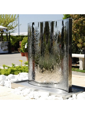 Fontaine de jardin Mur d'eau inox 304