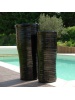 Pot de fleurs Curve en fibre de verre
