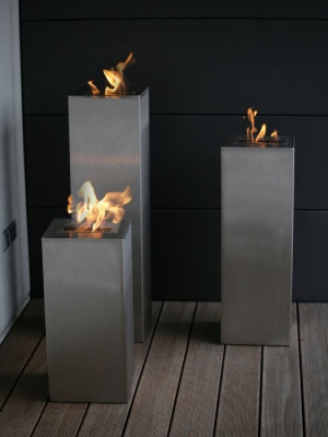 Pilier à flamme