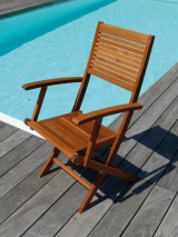 Fauteuil Kussi en eucalyptus Dream Garden