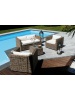 Salon de jardin en kubu naturel