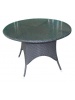 Table en osier polypro tressé