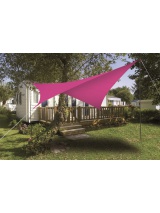 Voile solaire carré 5m imperméabilisé - 6 coloris