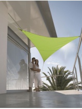 Voile solaire triangulaire 3.60m imperméabilisé 