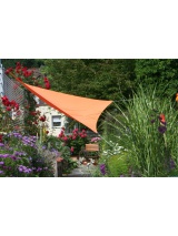 Voile solaire rect 2.5 X 3m terracotta imperméabilisé