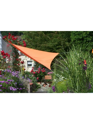 Voile solaire rect 2.5 X 3m terracotta imperméabilisé