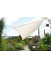 Voile solaire rect 2.5 X 3m ivoire imperméabilisé