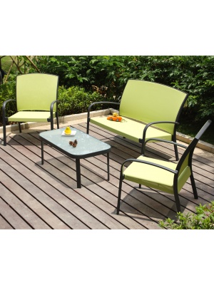Salon de jardin Manhattan vert pistache