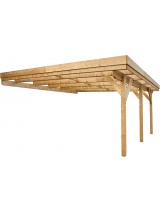 Carport Evolution 2 voitures adossé