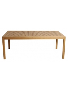 Table teck Contemporaine Rectangulaire Océanie