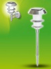 BORNE SOLAIRE 10 - 8 LEDs blanches + 2 RVB 