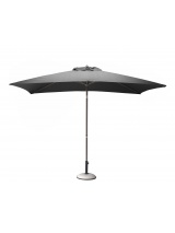 Parasol alu rectangulaire 3x2 gris