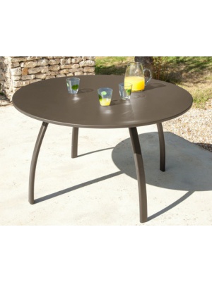 Table ronde Proloisirs Granada 117 rouille