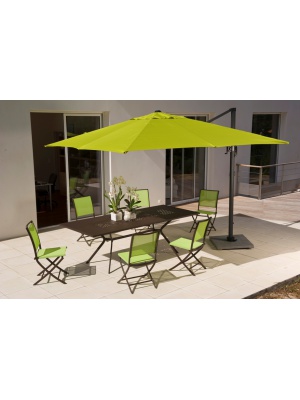 Table Carbet en acier 180/240cm