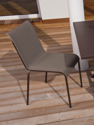 Lot de 2 chaises acier New Orleans