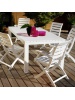Table de jardin Océane coloris blanc