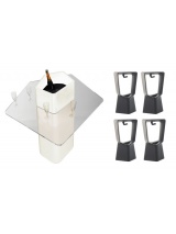 Mange-debout lumineux + 4 tabourets Kenny