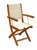 Fauteuil Baliwood avec textilène