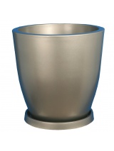 Bac Orione rond haut Gris laqué - 2 tailles