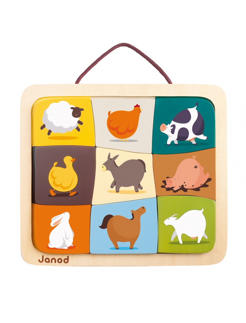 Janod Puzzle Magneto 'Happy farm'
