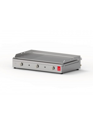 Plancha CHEF 80 inox lisse rainurée