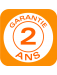 Garantie 2 ans