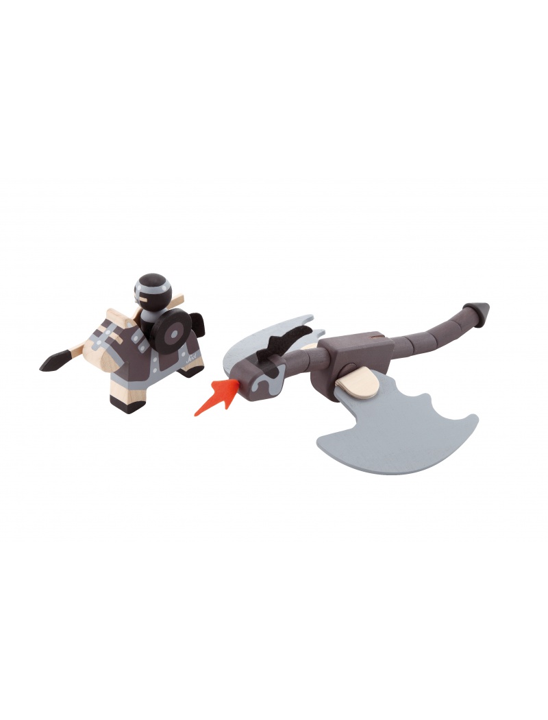 Sevi Set chevalier noir et dragon