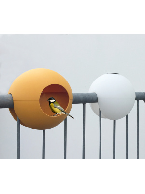 Mangeoire de Balcon Ballcony Birdball Blanc