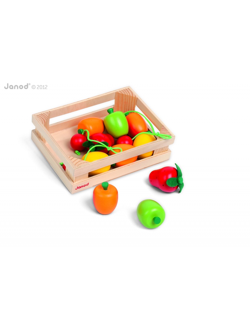 Janod Cagette 12 fruits