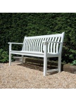 Banc Broadfield 147 cm en Cornis blanc