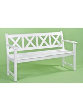 Banc Drachmann blanc en Cornis 1,51m